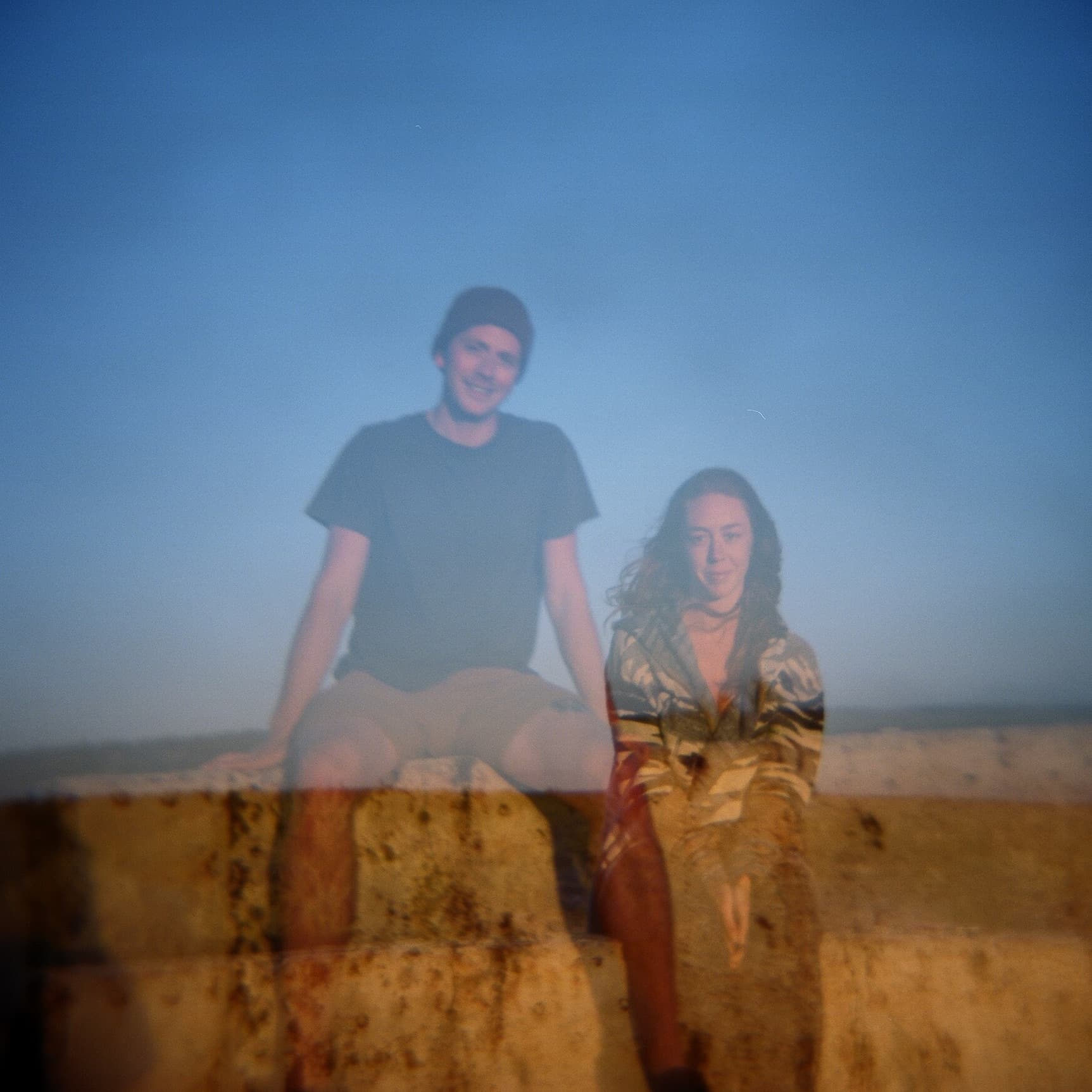 Dobule exposure of Rose and Reid in Eden